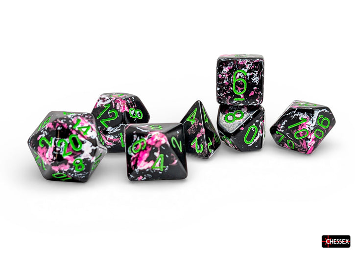 Chessex Brush 7-Die Polyhedral Set