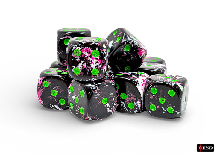 Brush d6 Dice Block™ (16mm - 12 Dice OR 12mm - 36 Dice)