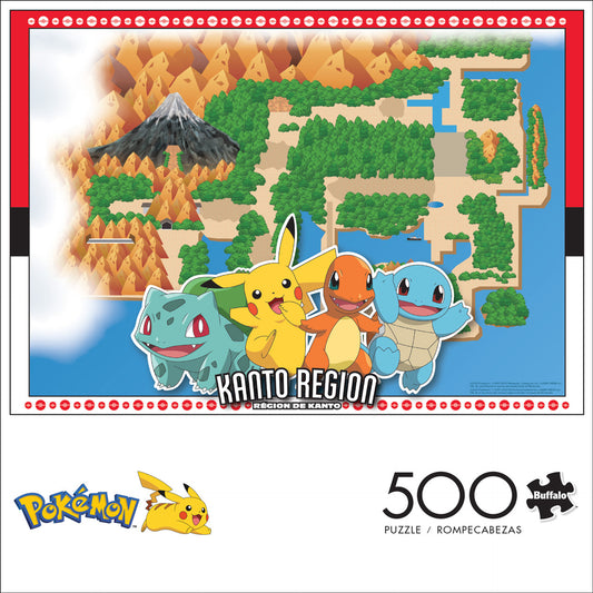 PUZZLE RENTAL: Pokemon Kanto Region - 500 Piece Puzzle