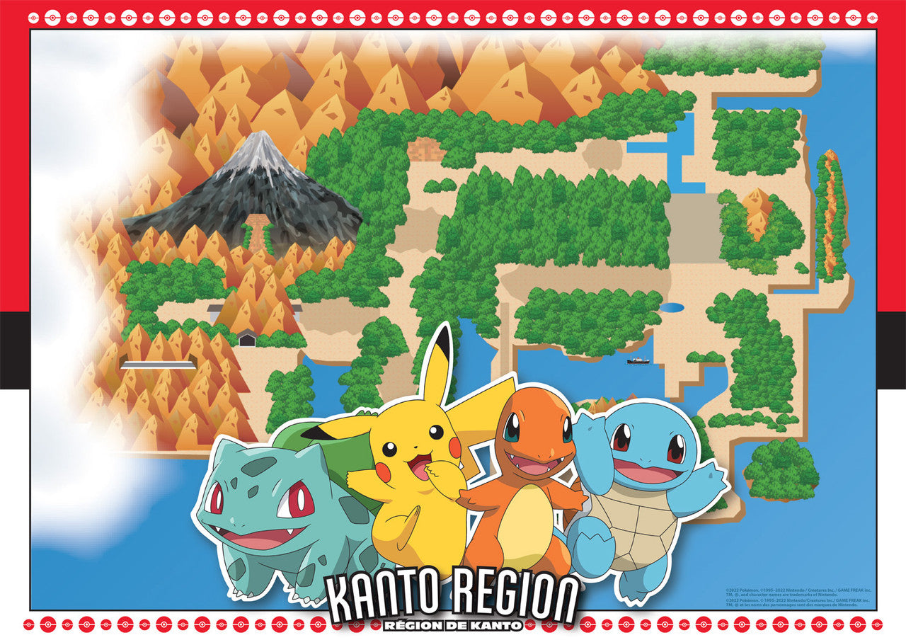 PUZZLE RENTAL: Pokemon Kanto Region - 500 Piece Puzzle