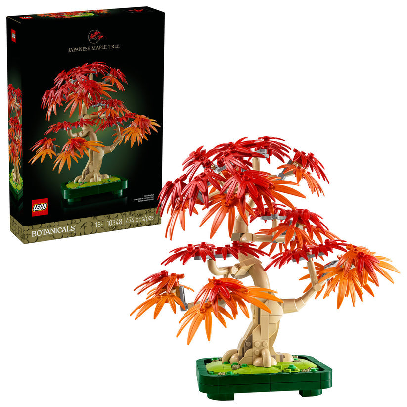 AVAILABLE NOW! LEGO® Botanicals Japanese Red Maple Bonsai Tree 10348