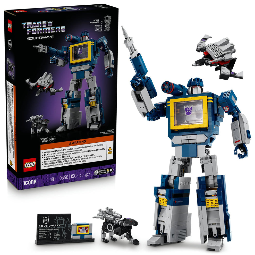 LEGO® Icons Transformers: Soundwave 10358