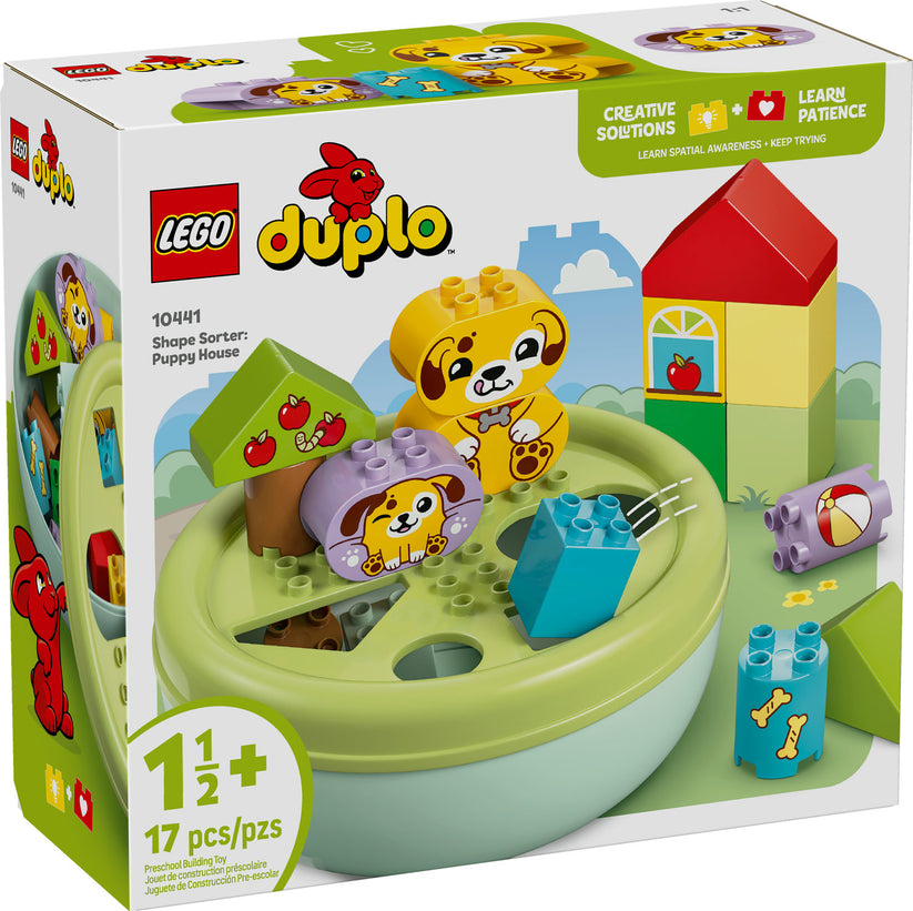 AVAILABLE NOW! LEGO® DUPLO® My First Shape Sorter: Puppy House 10441
