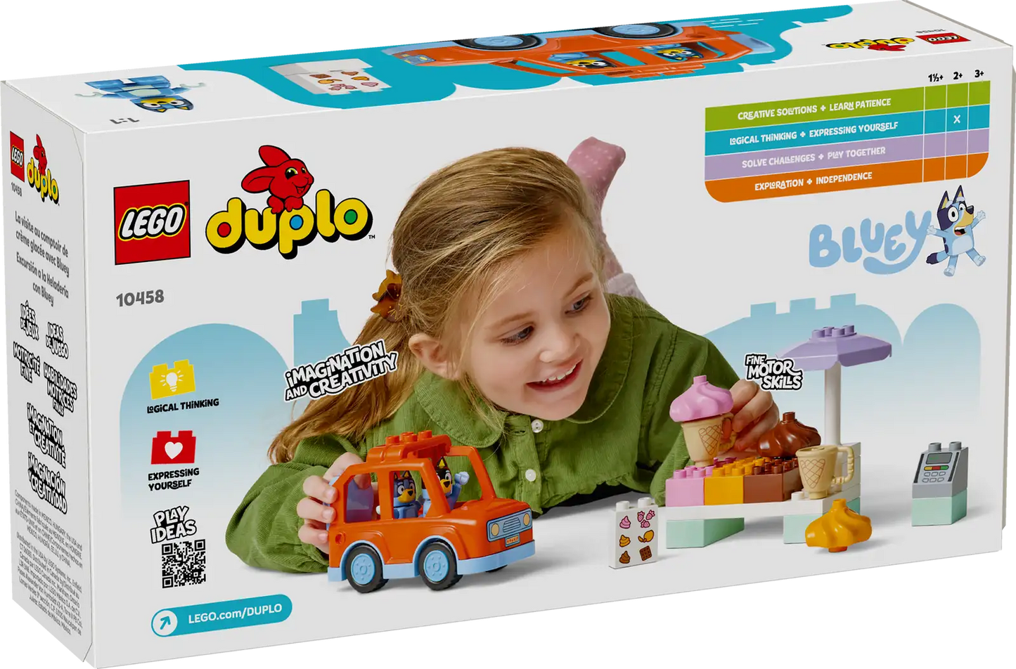 LEGO® DUPLO® Ice Cream Trip with Bluey 10458