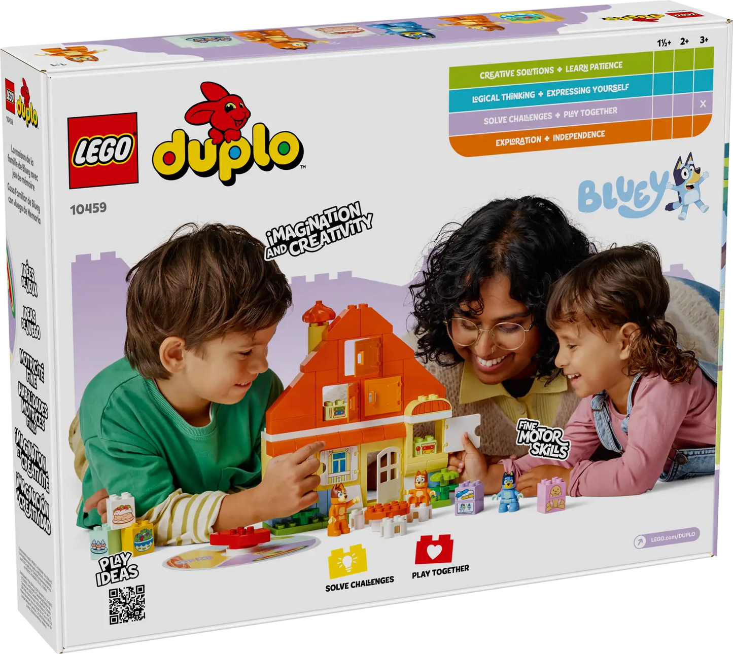 LEGO® DUPLO® Bluey's Family House with Memory Game 10459