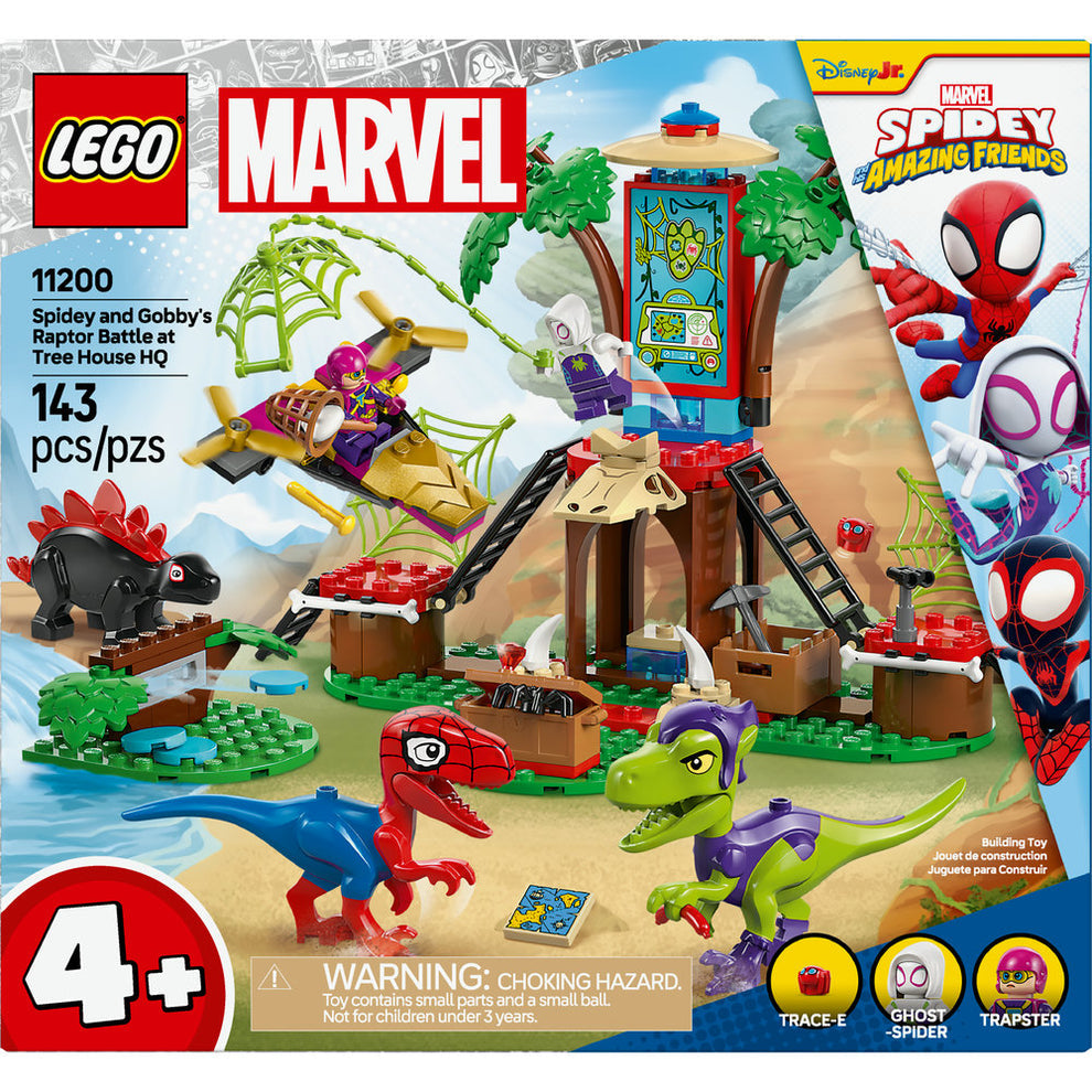 LEGO® Marvel Spidey And His Amazing Friends Spidey and Gobby’s Raptor Battle at Tree House HQ 11200