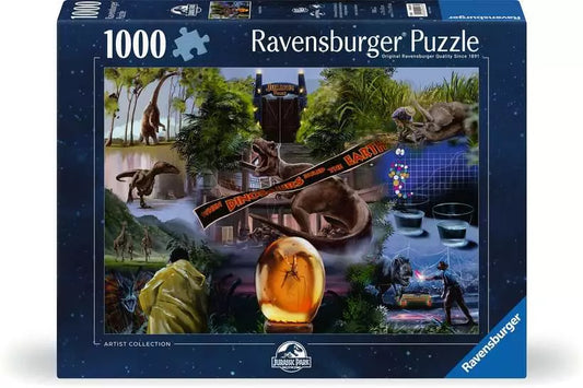 Ravensburger Jigsaw Puzzle Universal Vault Jurassic Park 1000 Piece Puzzle
