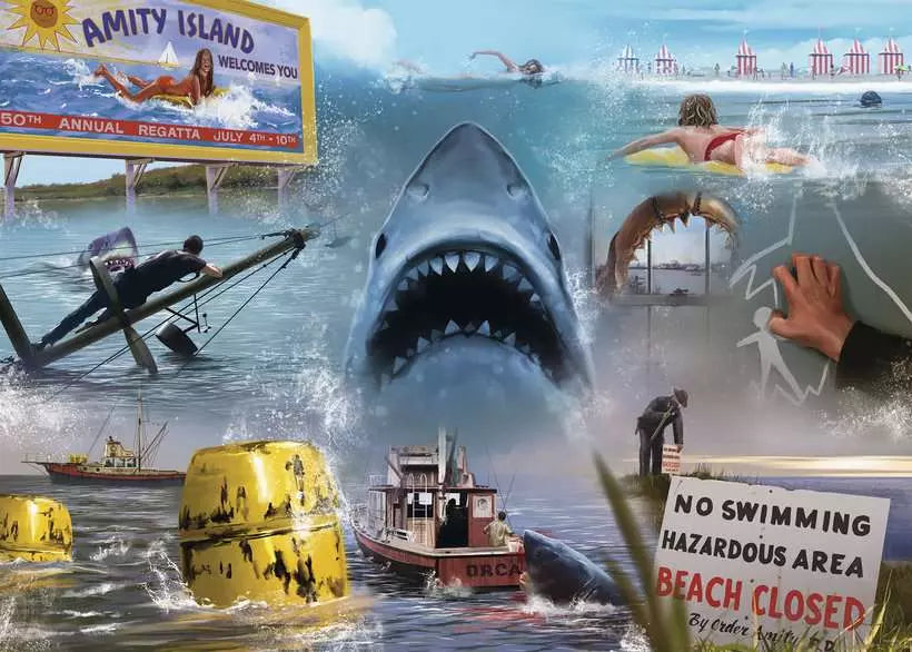 Ravensburger Jigsaw Puzzle Universal Vault Jaws - 1000 Pieces Puzzle