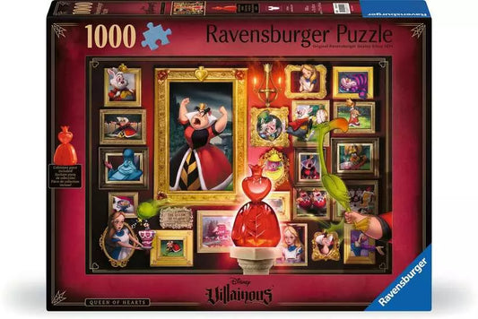 Ravensburger Disney Villainous: Queen of Hearts 1000 Piece Jigsaw Puzzle