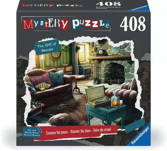 Puzzle x Crime: The Gift of Murder 408 Piece Puzzle