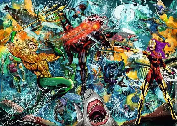 Ravensburger Aquaman Collector's Edition 1000 Piece Jigsaw Puzzle
