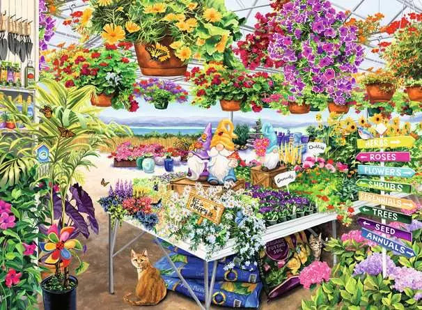 Joelle McIntyre: Glorious Garden Center 500 Piece Puzzle