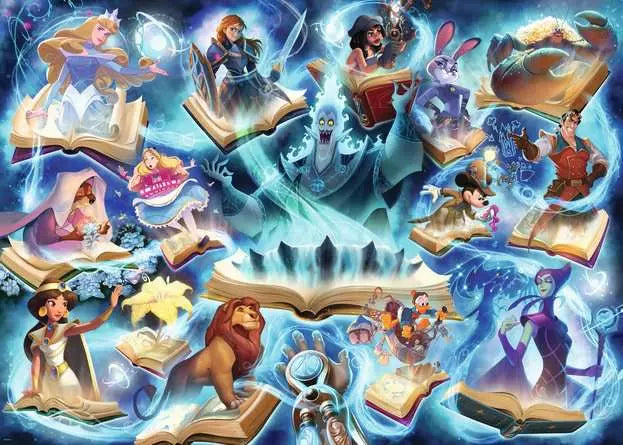Ravensburger Jigsaw Puzzle Lorcana Glimmers of the Realm: Sapphire 1000 Pc - 1000 Pieces Puzzle