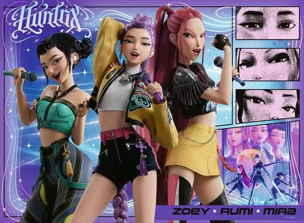 KPop Demon Hunters 100 pc XXL Puzzle