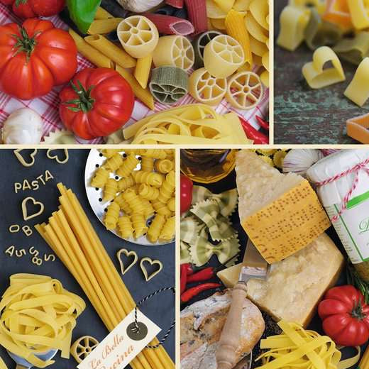 Ravensburger Pasta 1500 Piece Jigsaw Puzzle artwork detail