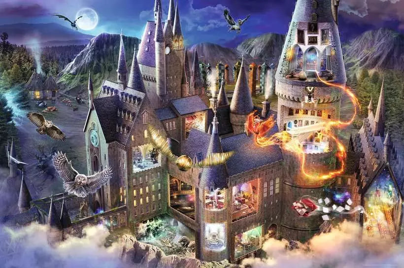Ravensburger Jigsaw Puzzle Hogwarts Castle Cutaway - 3000 Pieces Puzzle