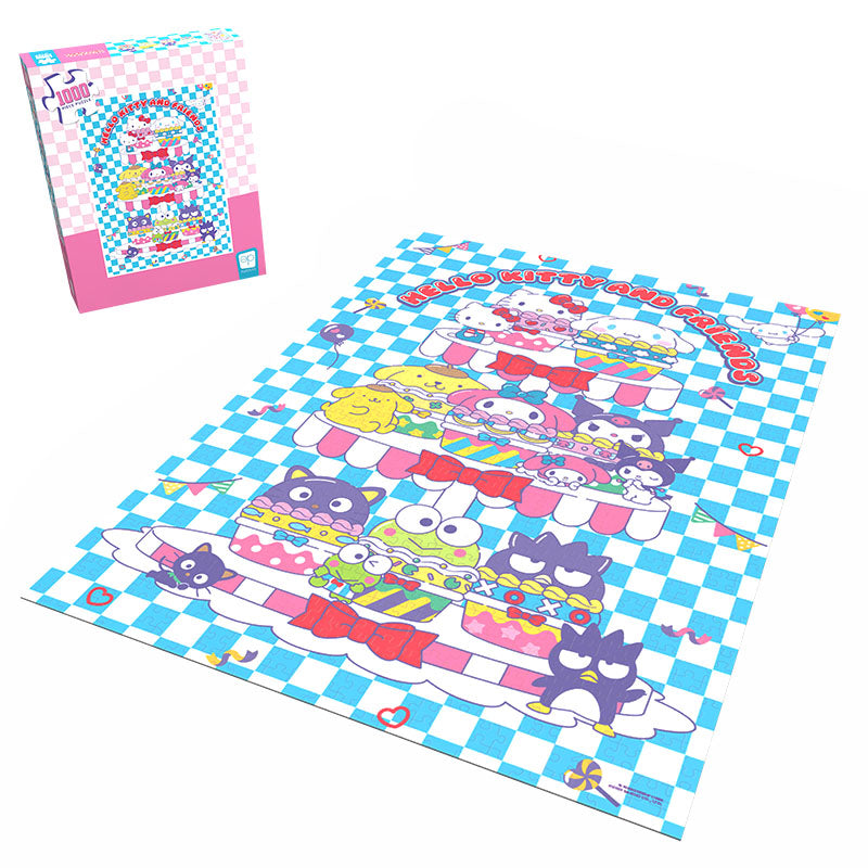 Hello Kitty and Friends "Sweet Cupcakes" 1,000 Piece Puzzle
