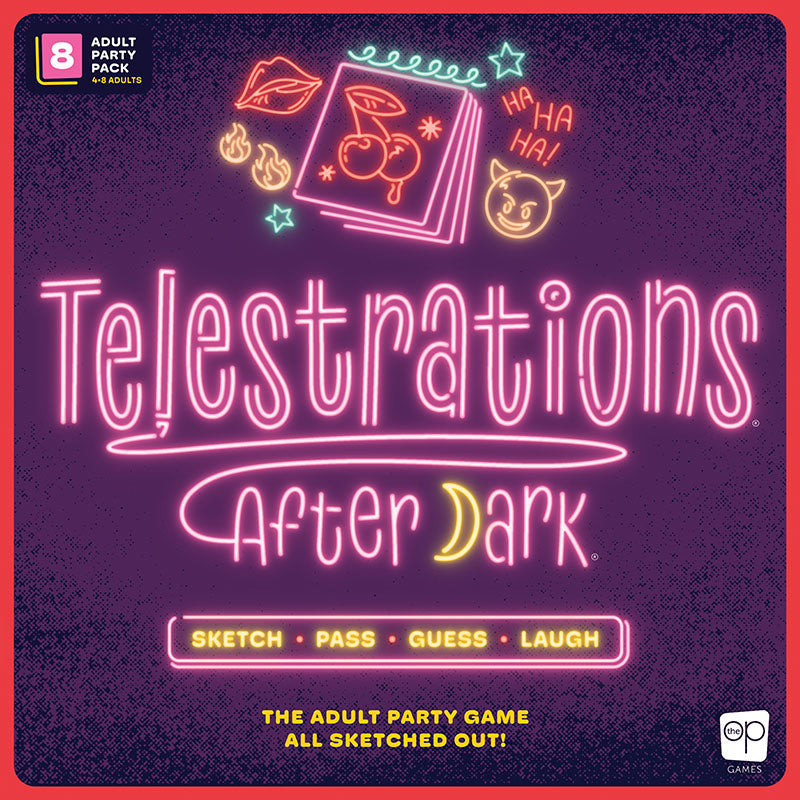 COMING SOON! Preorder now! Telestrations® After Dark® 8 Player