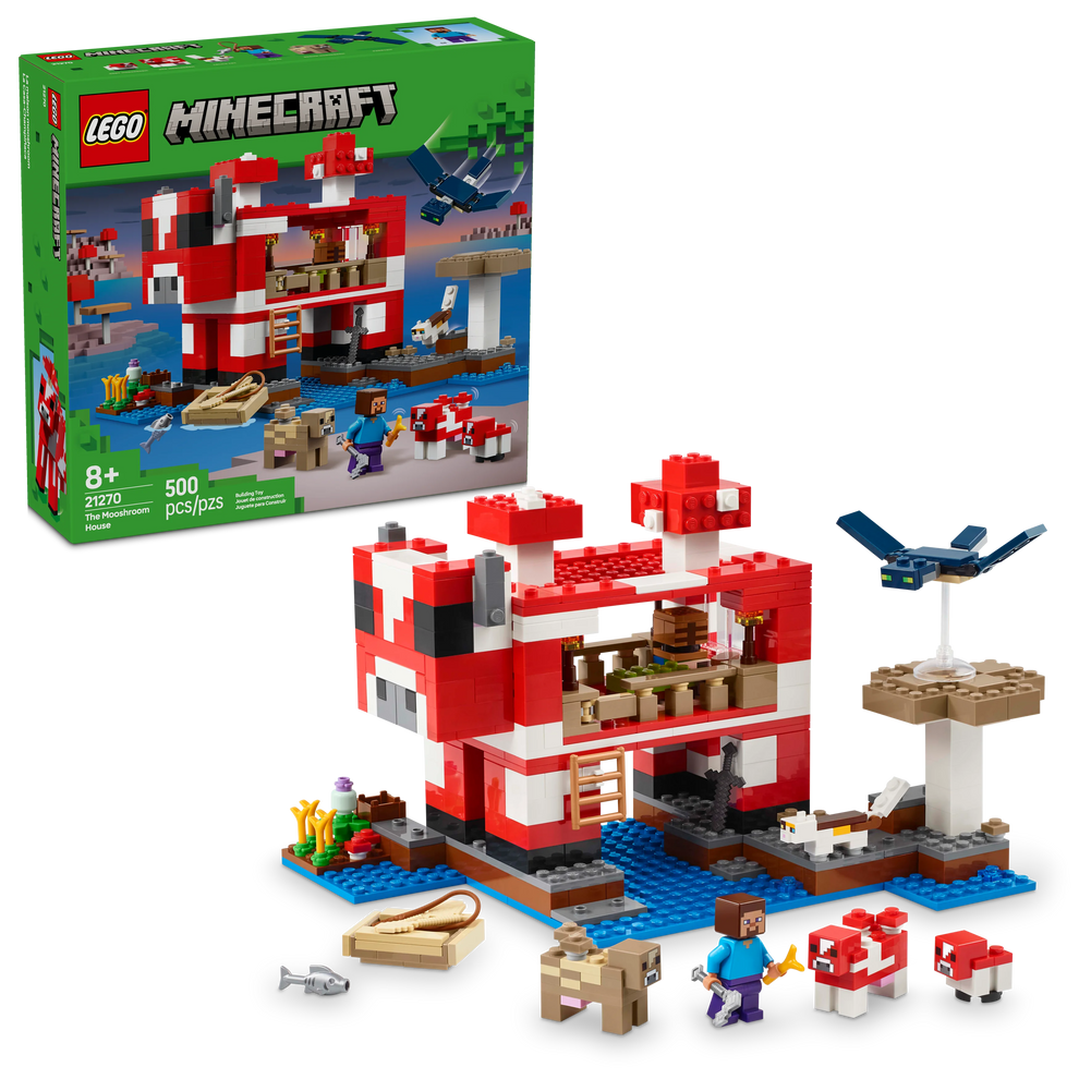 LEGO® Minecraft® Mooshroom House 21270