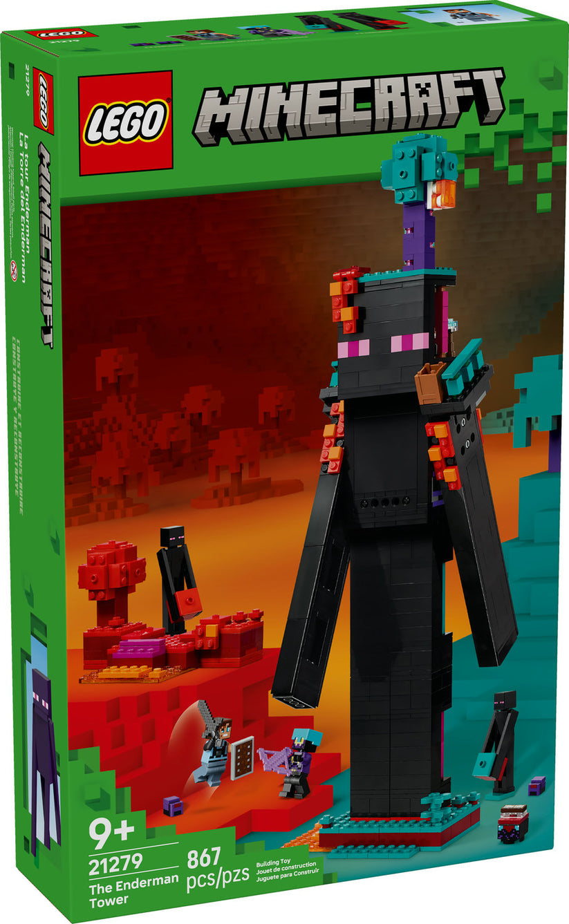 AVAILABLE NOW! LEGO® Minecraft® The Enderman Tower 21279