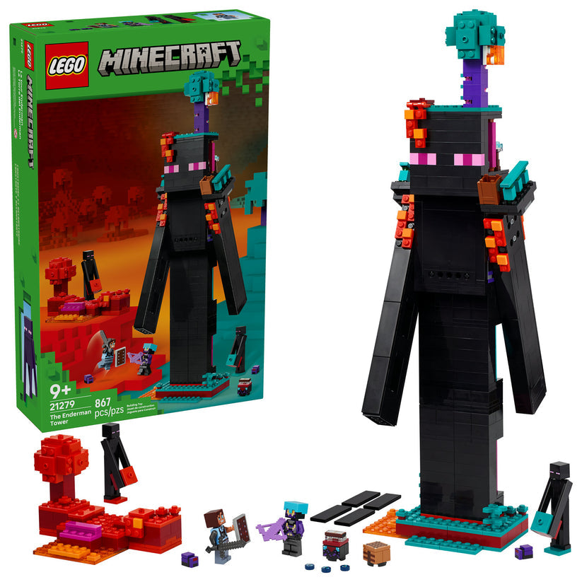 AVAILABLE NOW! LEGO® Minecraft® The Enderman Tower 21279