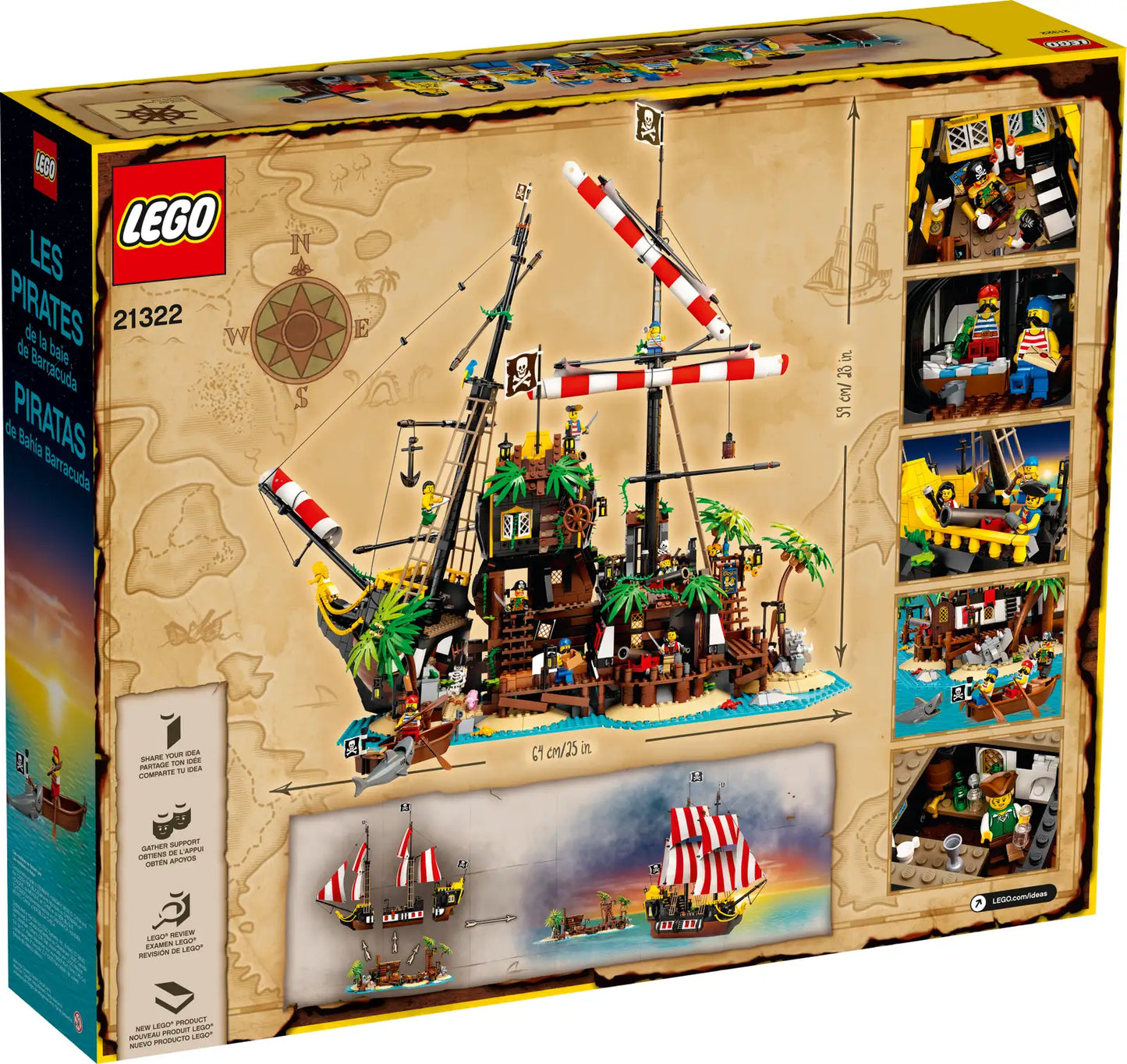LEGO® Pirates of Barracuda Bay 21322 (Retired)