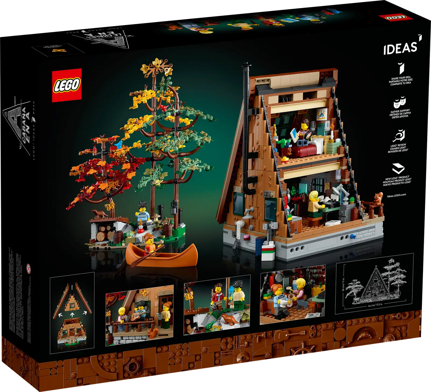 LEGO® Ideas A-Frame Cabin 21338 (Retired)