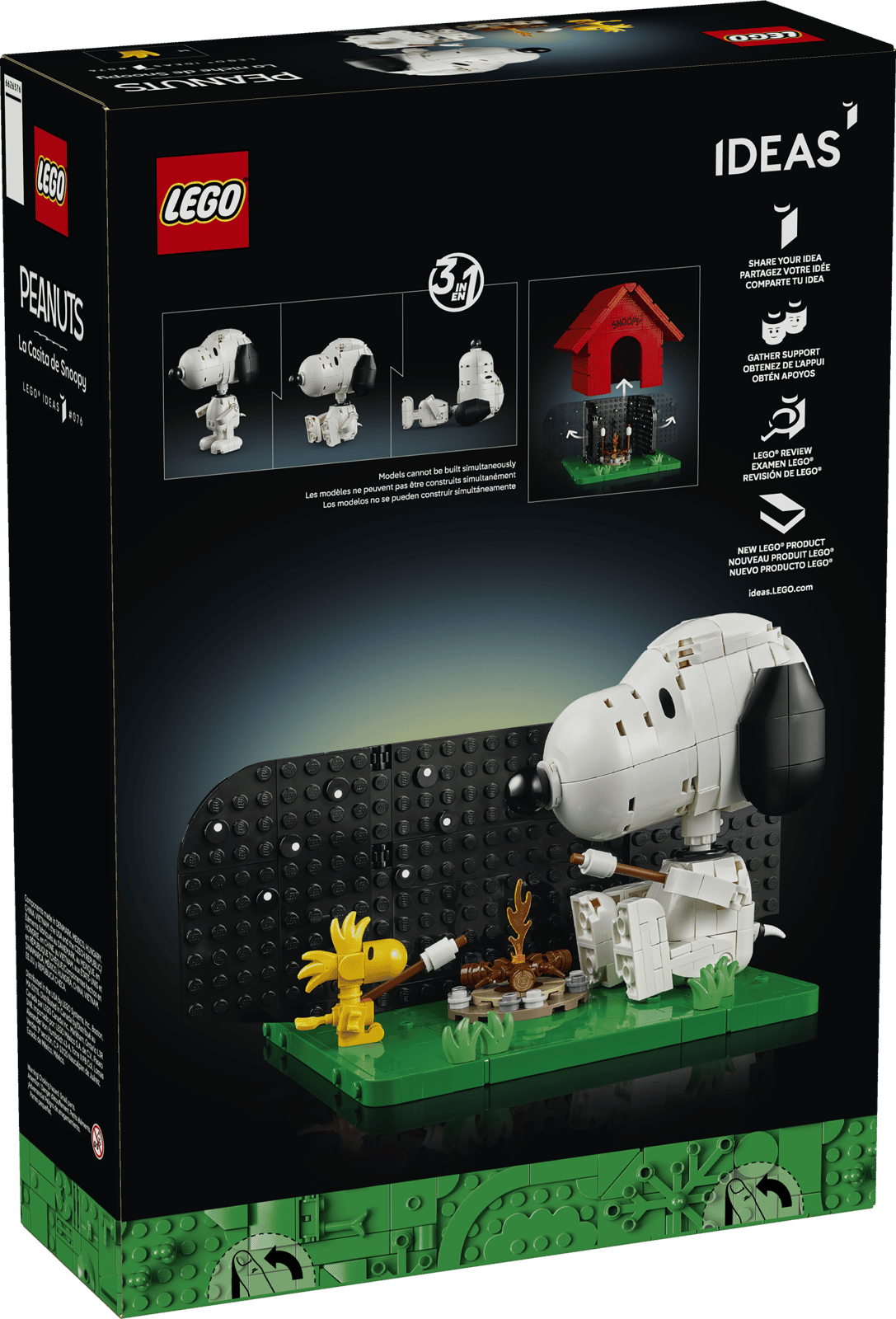 RETURNING SOON! LEGO® Ideas Peanuts: Snoopy's Doghouse 21368