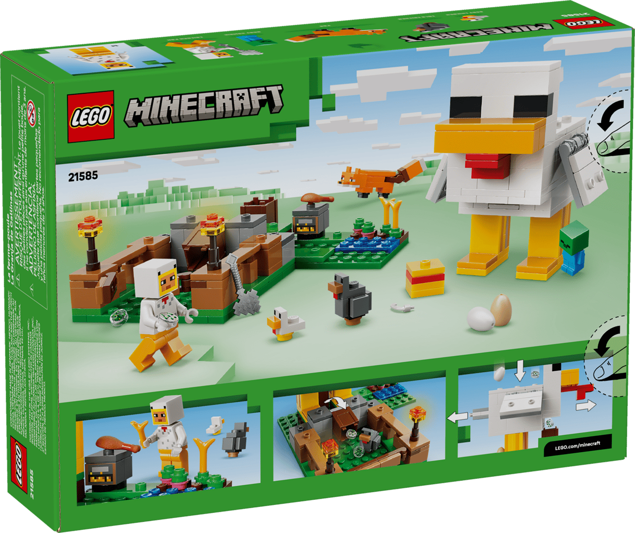 LEGO® Minecraft® Chicken Farm 21585