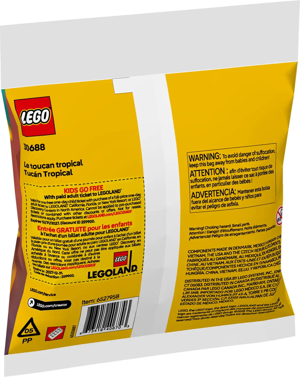 LEGO® Creator 3in1 Tropical Toucan 30688