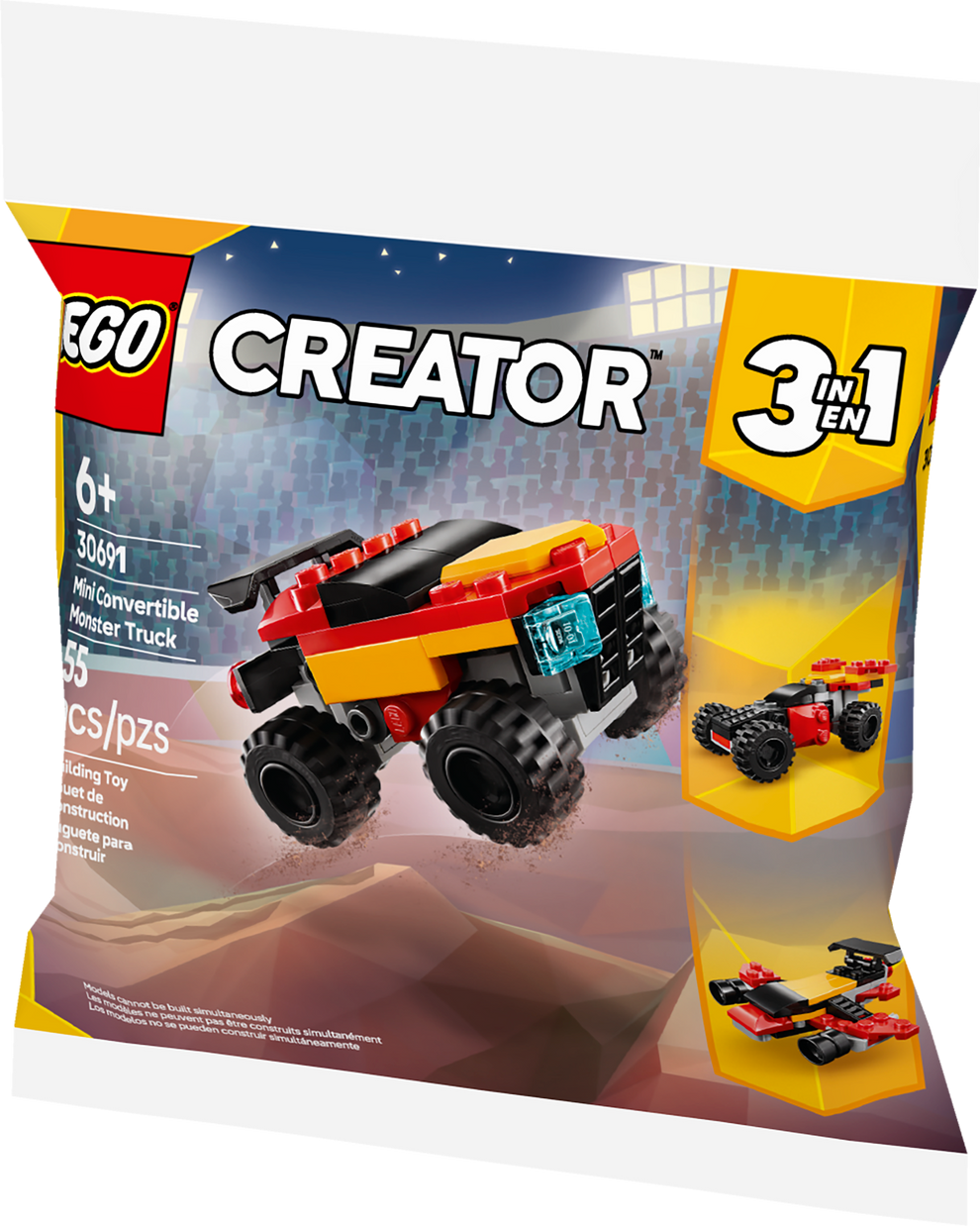 LEGO® Creator 3in1 Mini Convertible Monster Truck 30691