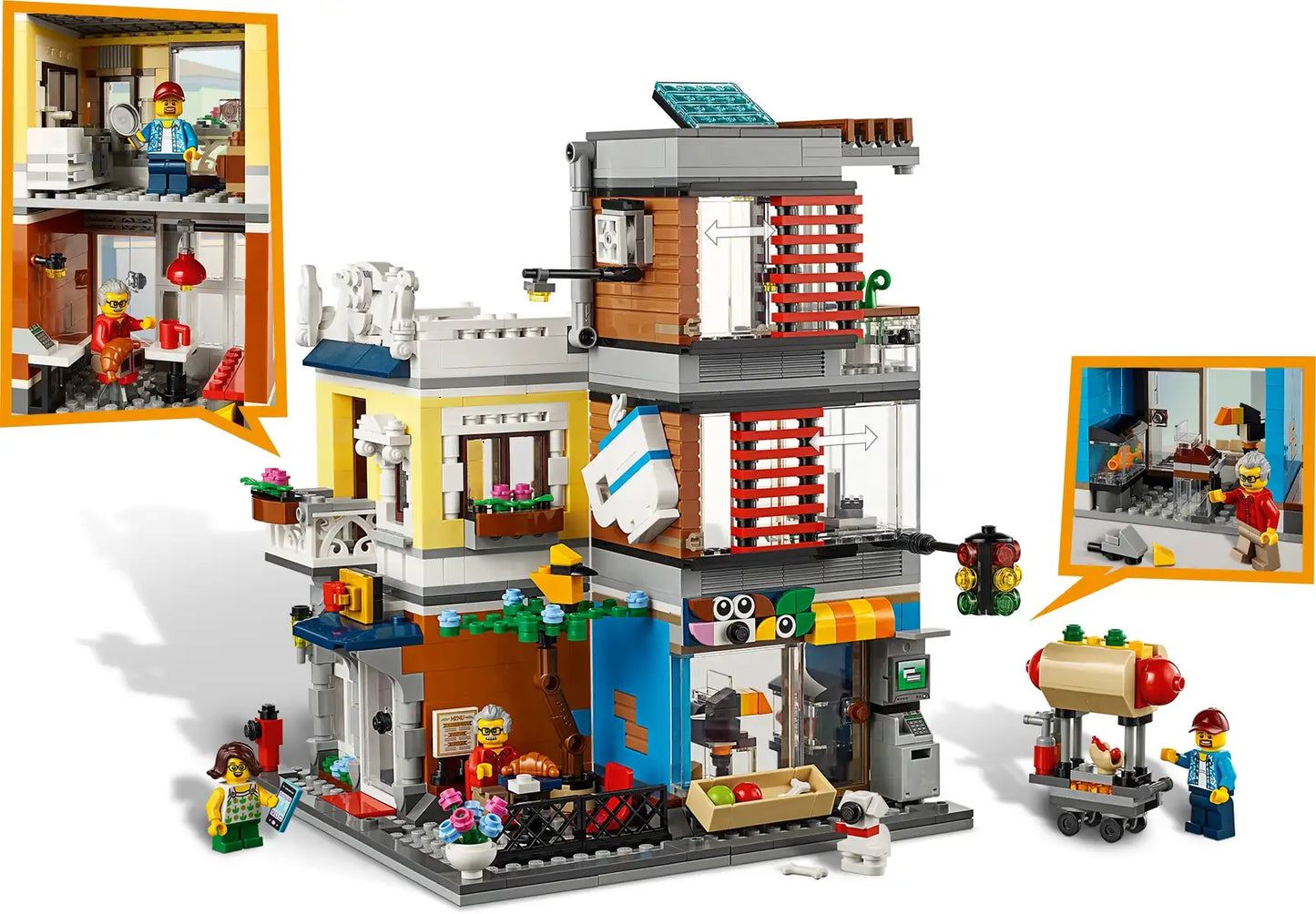 LEGO® Creator 3in1 Townhouse Pet Shop & Café 31097 (Retired)