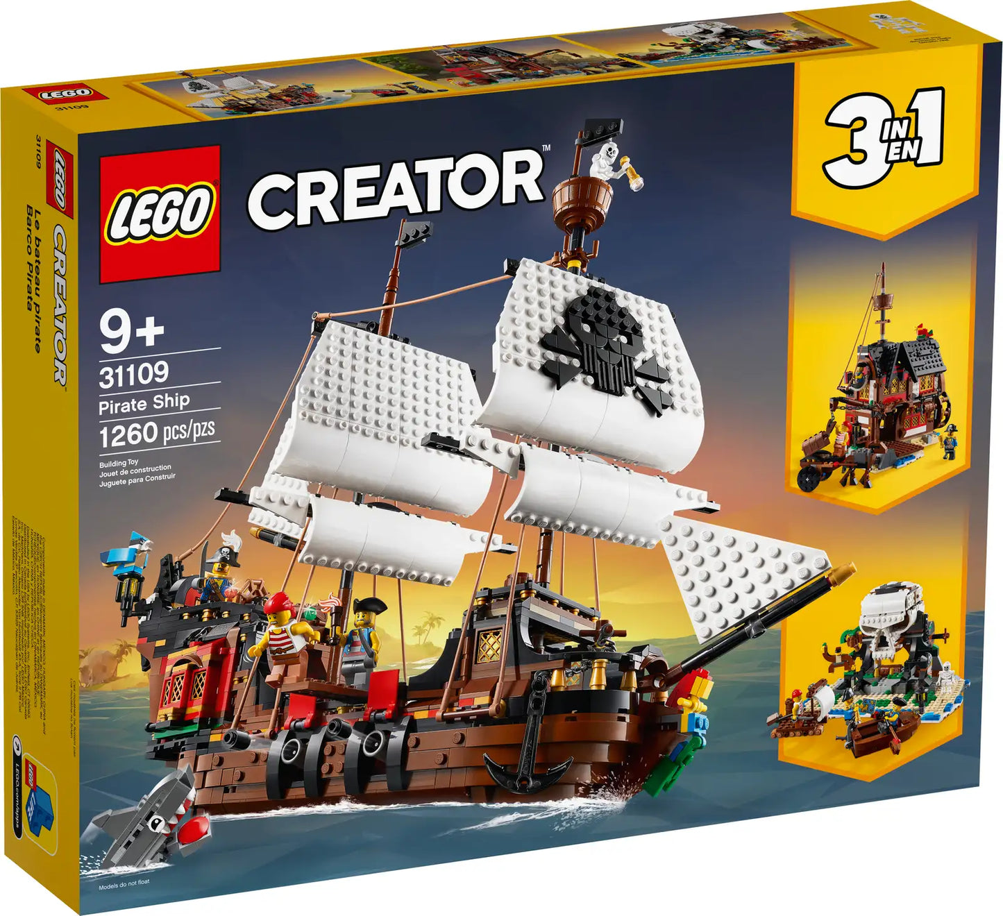 LEGO® Creator 3in1 Pirate Ship 31109 (Retired)