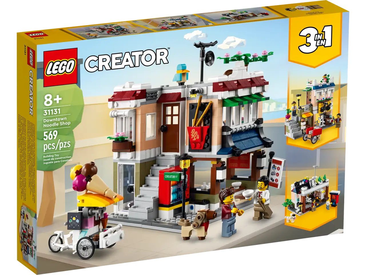LEGO® Creator 3in1 Downtown Noodle Shop 31131 (Retired)