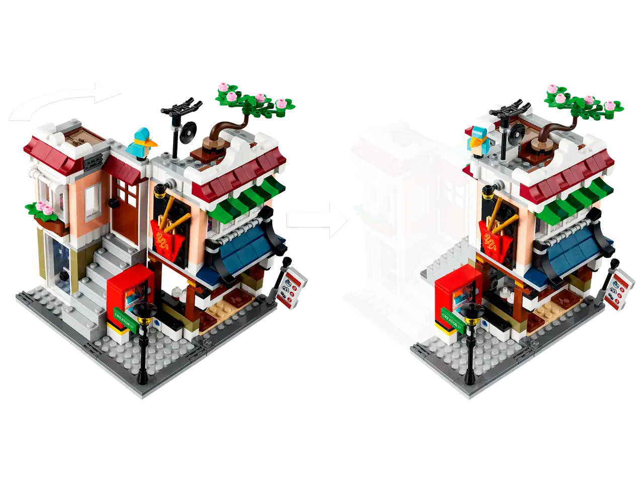 LEGO® Creator 3in1 Downtown Noodle Shop 31131 (Retired)