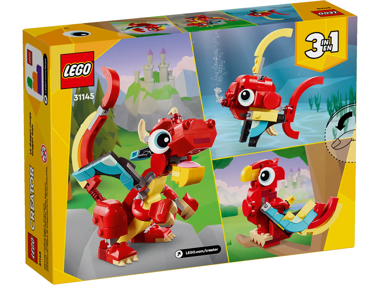 LEGO® Creator 3in1 Red Dragon 31145