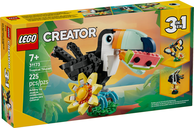 AVAILABLE NOW! LEGO® Creator Wild Animals: Tropical Toucan 31173