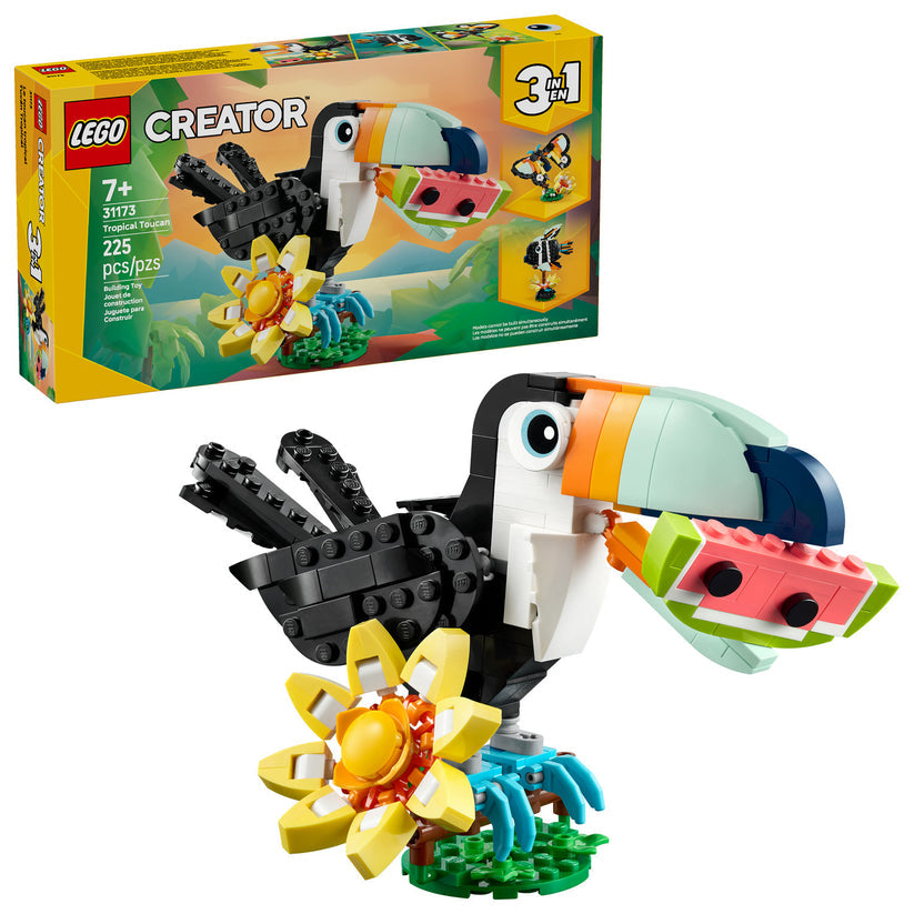 AVAILABLE NOW! LEGO® Creator Wild Animals: Tropical Toucan 31173