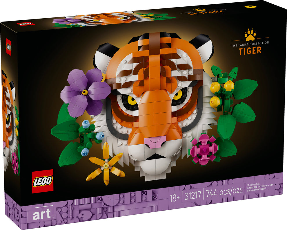 AVAILABLE NOW! LEGO® ART The Fauna Collection - Tiger 31217