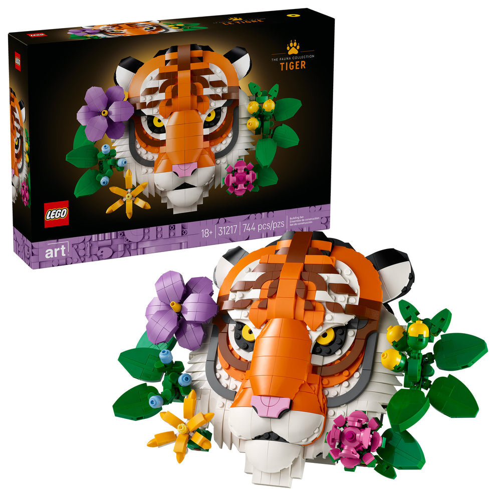 AVAILABLE NOW! LEGO® ART The Fauna Collection - Tiger 31217