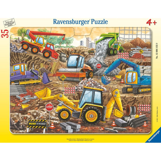 Ravensburger Working Hard 35 Piece Tray Puzzle