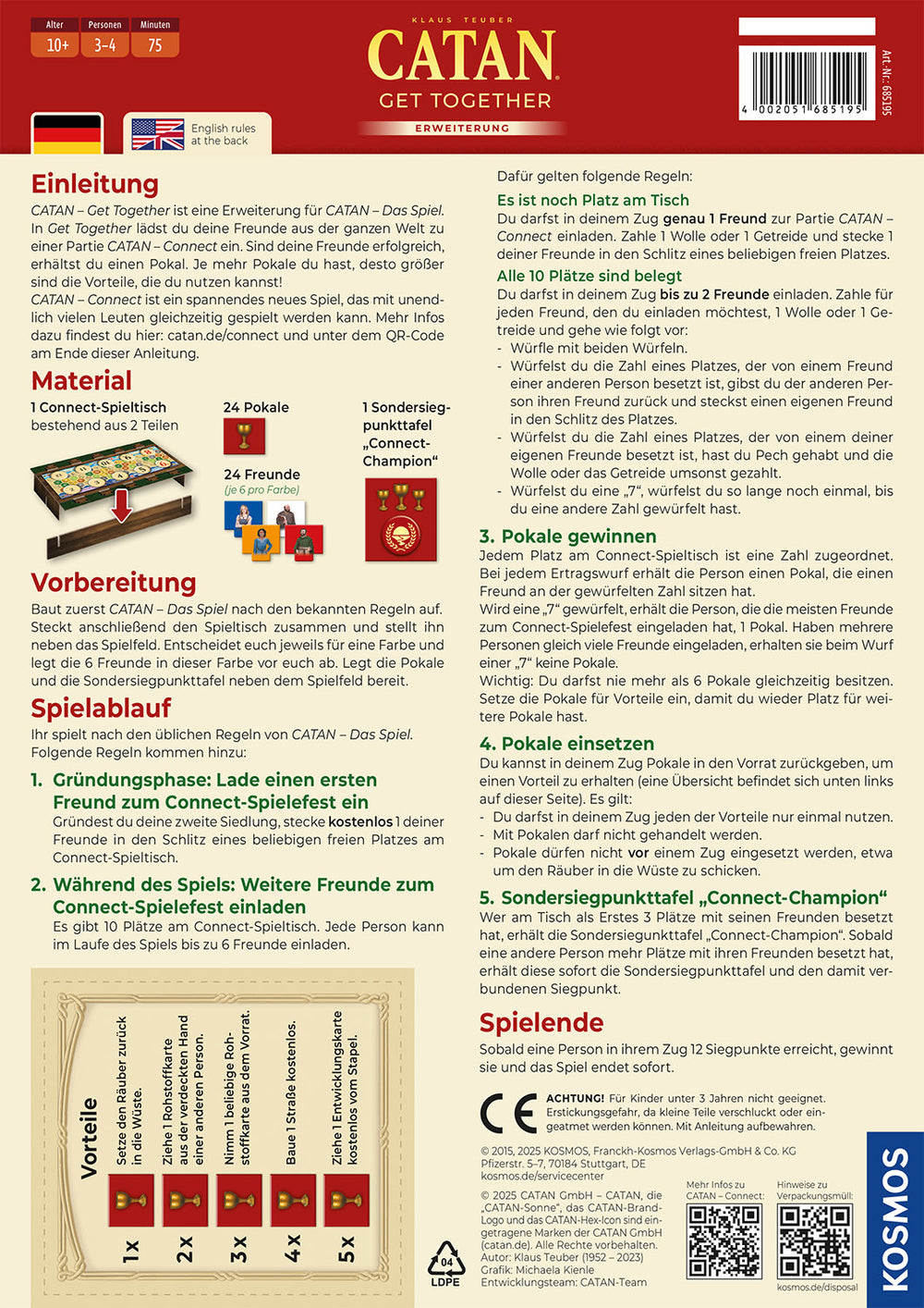 CATAN - Get Together Expansion