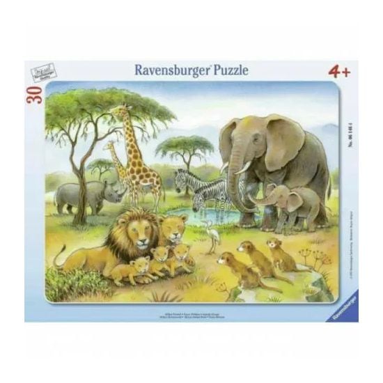 African Animal World 30 Piece Puzzle