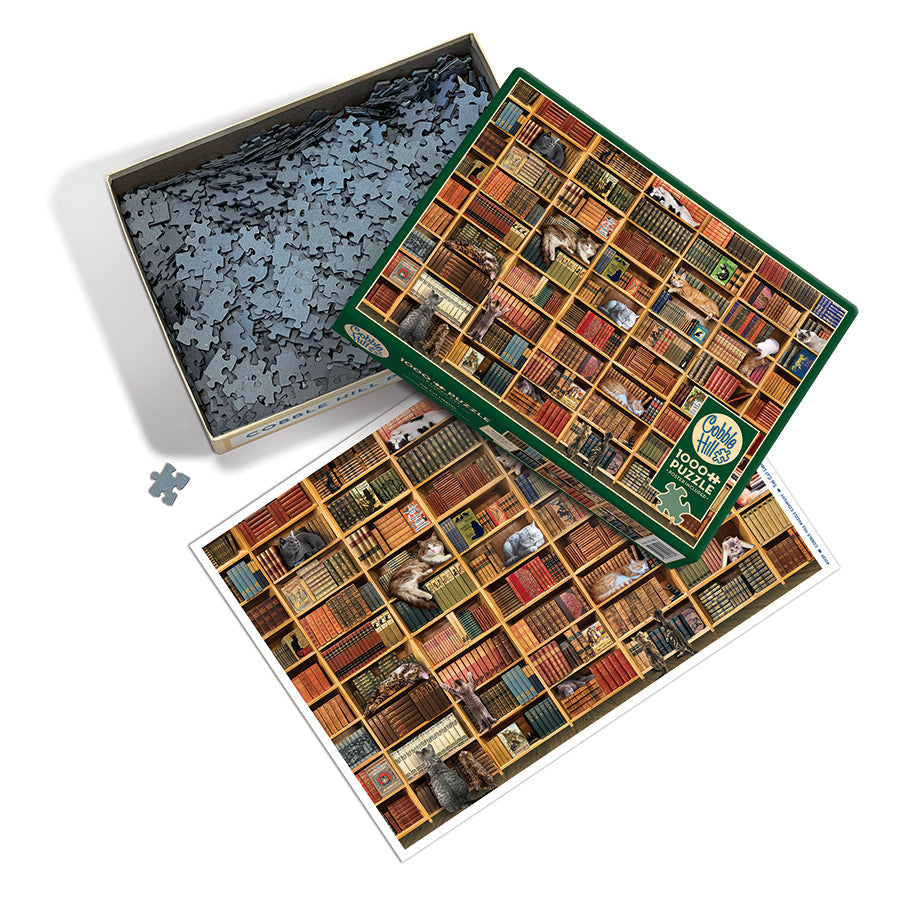 The Cat Library | 1000 Piece Puzzle