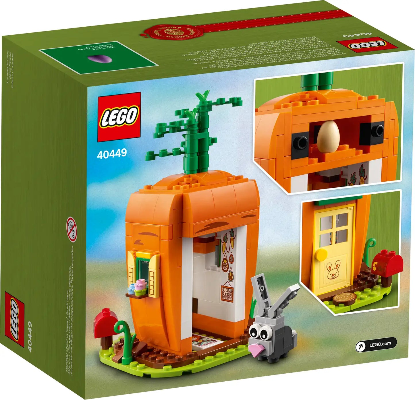 LEGO® Easter Bunny’s Carrot House 40449 (Retired)