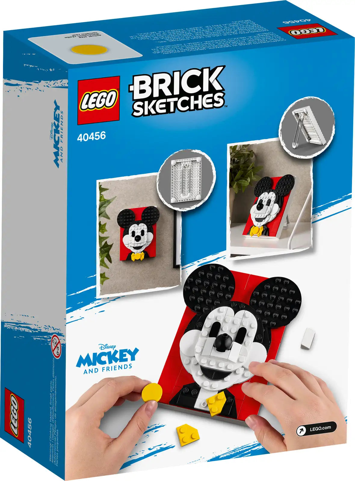 LEGO® Brick Sketches™ Mickey Mouse 40456 (Retired)