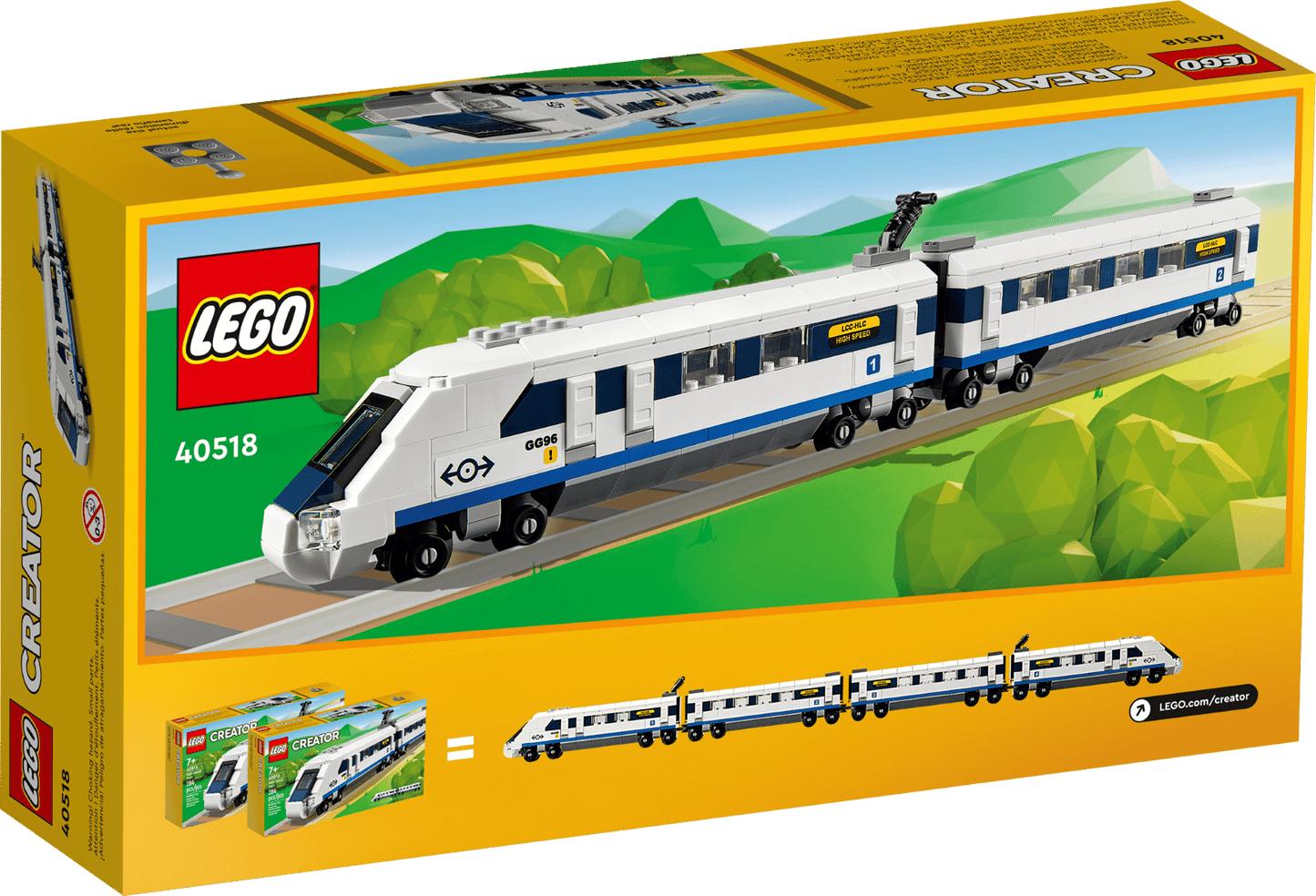 RETURNING SOON! LEGO® Creator High-Speed Train 40518