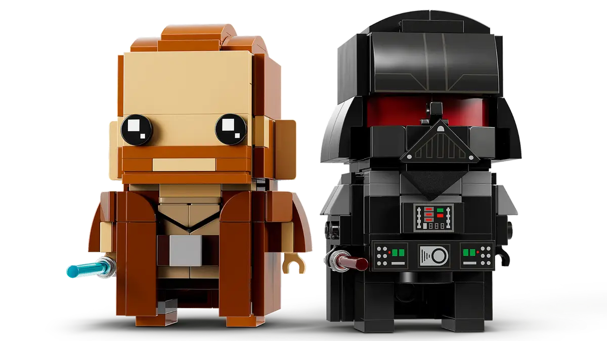 LEGO® RENTAL: BrickHeadz™ Star Wars Obi-Wan Kenobi and Darth Vader 40547