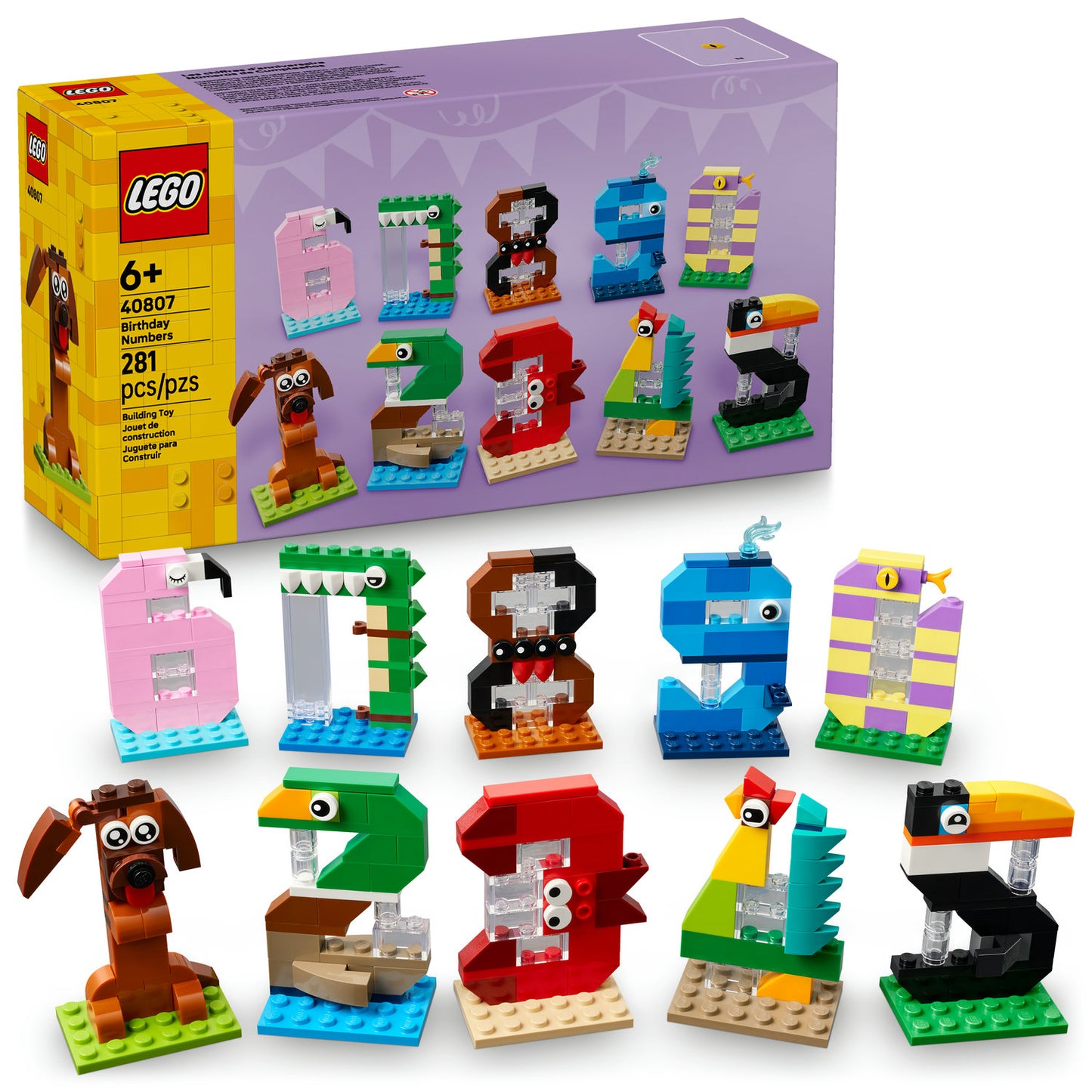 LEGO® Birthday Numbers 40807