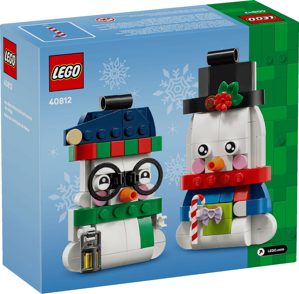 LEGO® Seasonal Snowman Ornaments 40812